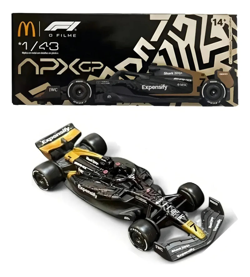 Miniaturas Carro Formula 1 Mc Donalds F1 O Filme 1/43 Kit Cor Preto