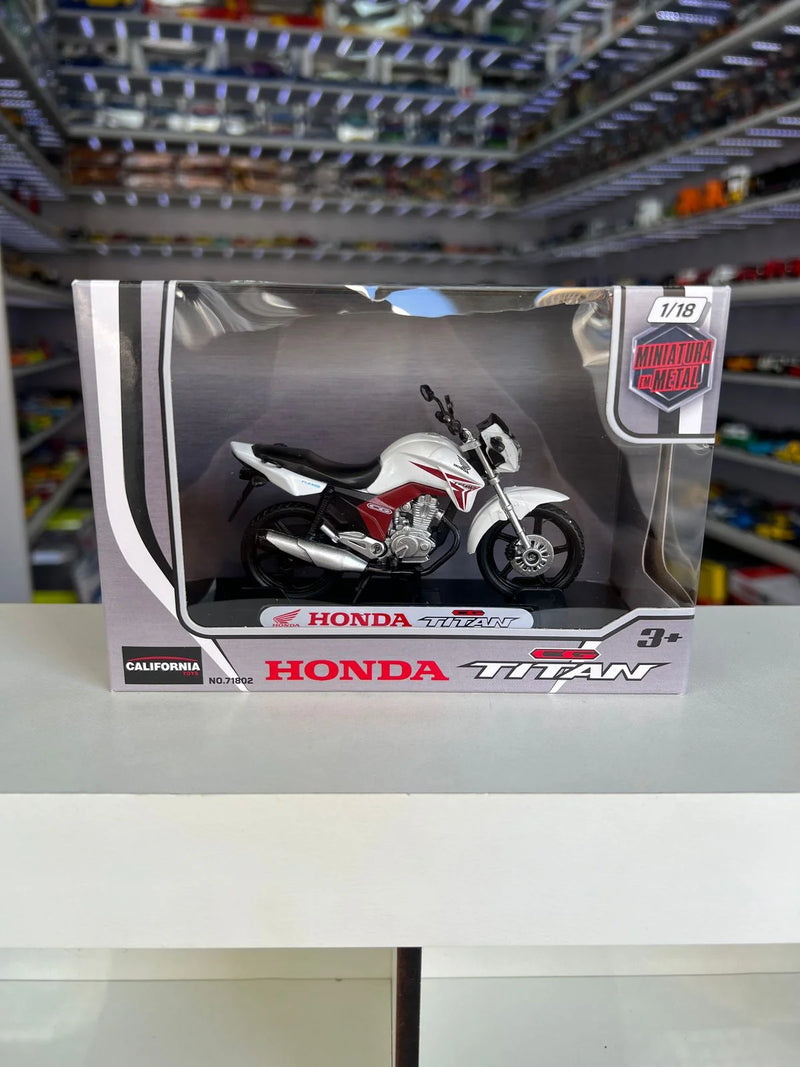 Moto Honda CG Titan 150 (2014) - Branca - California Toys