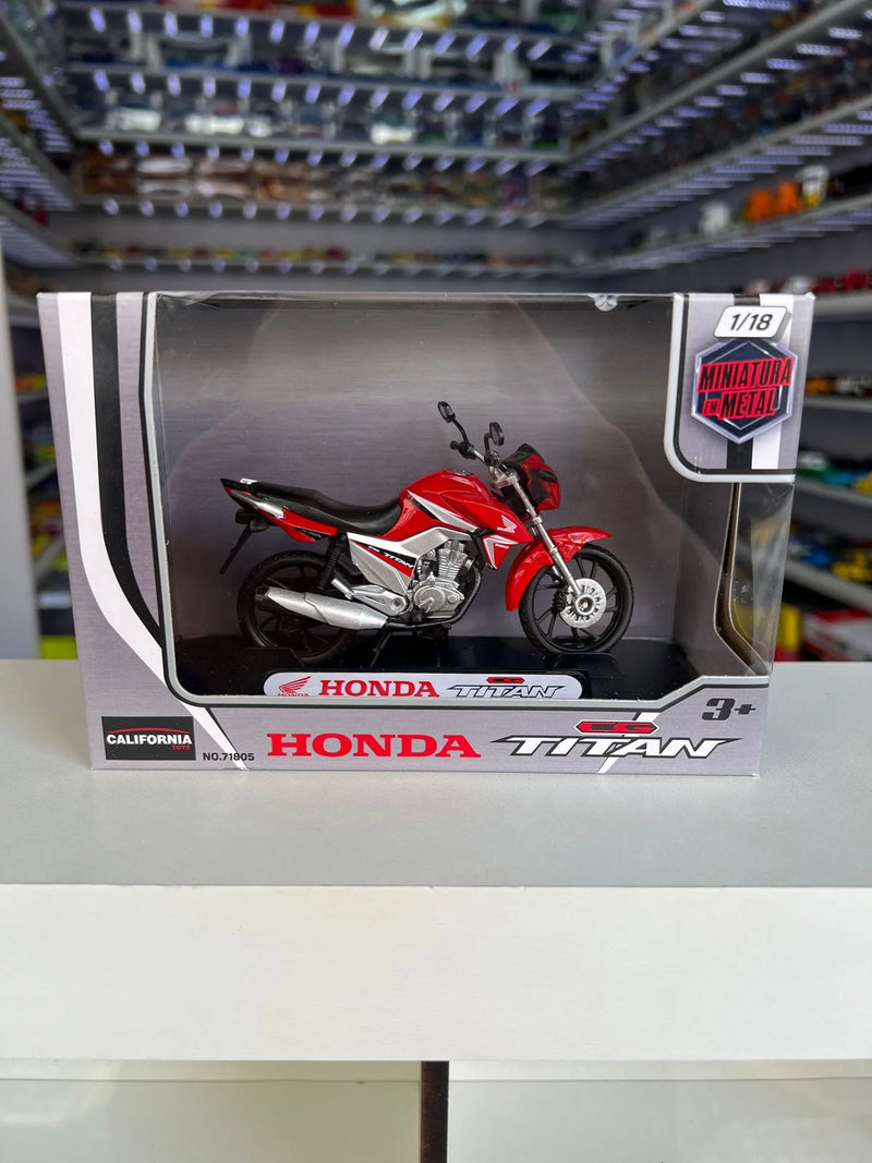 Moto Honda CG Titan 150 (2014) - Vermelho - California Toys